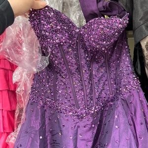 SUPER CUTE PURPLE COCKTAIL DRESS